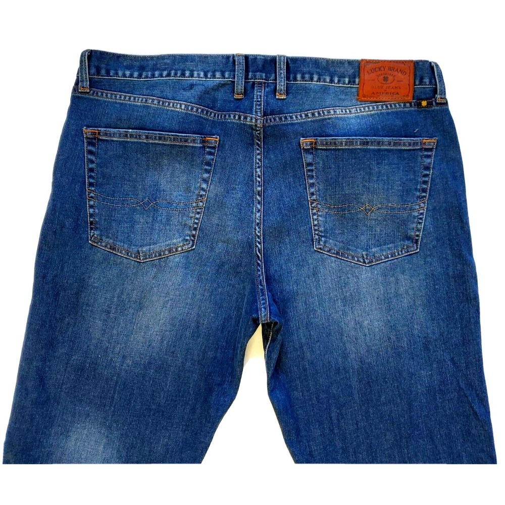 Lucky Brand 361 Vintage Straight Jeans Men's 38x30(28) Blue Denim - Picture 7 of 10